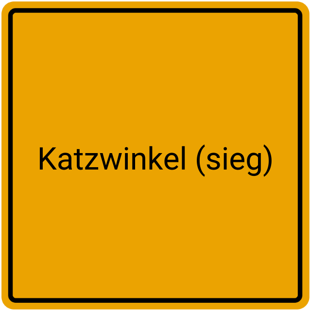 Meldebestätigung Katzwinkel (Sieg)